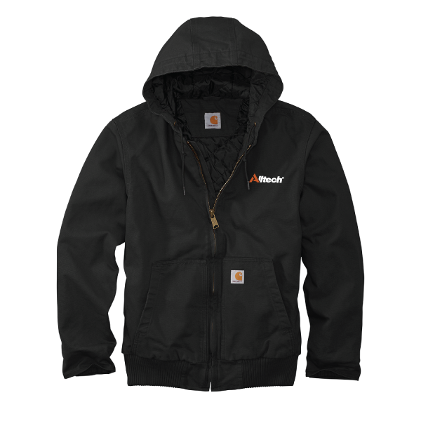 Carhartt Men’s Black Washed Duck Active Jacket – Alltech Swag Store